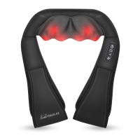 Shiatsu Neck & Shoulder Massager with Heat Corded Electric Deep Kneading Wrap Massager with 8 Nodes, Bi-Direction Control, 2 Intensities for Home, Office & Gifts Shiatsu Neck & Shoulder Massager with Heat Corded Electric Deep Kneading Wrap Massager with 8 Nodes, Bi-Direction Control, 2 Intensities for Home, Office & Gifts