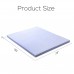 MECOR 2 inch 2” King Size Gel Infused Memory Foam Mattress Topper, Ventilated Design Bed Topper for Side, Back, Stomach Sleeper (Purple)