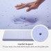 MECOR 3 Inch 3” Queen Size Gel Infused Memory Foam Mattress Topper, Ventilated Design Bed Topper for Side, Back, Stomach Sleeper (Purple)