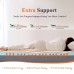 NEUTYPE Single Size Mattress Topper, 39" x 75" inch Gel Infused Memory Foam Mattress Topper - A-GE22115
