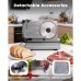 Electric Meat Slicer Adjustable Silver Home Deli Electric Meat Slicer Adjustable Silver Home Deli