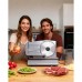 Electric Meat Slicer Adjustable Silver Home Deli Electric Meat Slicer Adjustable Silver Home Deli