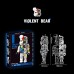 2055 PCS Mecha Bear Building Block Set, Mecha Half Robot Bear DIY Blocks Display Model for Kids, Adults - 5002