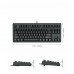 AUKEY KM-G14 Mechanical Keyboard, Compact 87 Keys Gaming Keyboard with Blue Switches, RBG Light