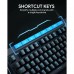 AUKEY KM-G17 Mechanical Keyboard, RGB 104 Keys Gaming Keyboard with Blue Switches, Volume Control Button for PC and Mac