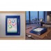 Memo Stand with Pen, Blue Desk Note Holder, 12.5 x 18.5 cm Memo Stand with Pen, Blue Desk Note Holder, 12.5 x 18.5 cm