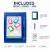 Memo Stand with Pen, Blue Desk Note Holder, 12.5 x 18.5 cm Memo Stand with Pen, Blue Desk Note Holder, 12.5 x 18.5 cm