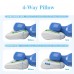 Memory Foam Pillow, Cervical Neck Support Pillow for Side, Back, Front Sleeper. Shoulder, Back Pain Relief, Anti Snore 