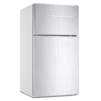 2-Door Mini Fridge, 3.0 Cubic Feet Compact Fridge with 7 Adjustable Temperature Modes for Apartments, Dorms, RV, Office, Bedroom, Kitchen - FTC30RE