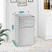 2-Door Mini Fridge, 3.0 Cubic Feet Compact Fridge with 7 Adjustable Temperature Modes for Apartments, Dorms, RV, Office, Bedroom, Kitchen - FTC30RE
