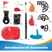 Kids Mini Golf Play Set, 29PCS Beginner Golf Set with Adjustable Club, 3 Club Heads, 15 Practice Balls for Indoor, Outdoor, Golf Training - 979