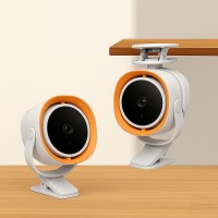 Portable Clip-On Fan with Digital Display, 360° Adjustable, Strong Airflow & Quiet Motor, Rechargeable USB Desk Fan with Clamp for Baby Stroller, Car, Treadmill, Office, Bedroom