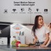 2-Pack LED Motion Sensor Closet Light, Wireless Under Cabinet Lights with LCD Display, 3 Modes, USB Rechargeable for Home, Wardrobe, Closet, Cabinet (White) - C400