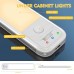2-Pack LED Motion Sensor Light, Wireless Under Cabinet Lights with 3 Modes, USB Rechargeable for Home, Wardrobe, Closet, Cabinet (Warm) - M600