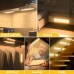 2-Pack LED Motion Sensor Light, Wireless Under Cabinet Lights with 3 Modes, USB Rechargeable for Home, Wardrobe, Closet, Cabinet (Warm) - M600