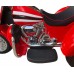 12V Kids Ride On Police Motorcycle Tricycle Motorbike with Siren Lights, Walkie Talkie