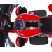 12V Kids Ride On Police Motorcycle Tricycle Motorbike with Siren Lights, Walkie Talkie