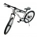 Adult Mountain Bike, 26" Commuter Bicycle with Aluminum Alloy Steel Frame, 21 Speed Shifters, Full Suspension, Dual Disc Brakes