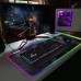 GMS-X5 RGB Light Gaming Mouse Pad Keyboard Mat USB Foldable Non-Slip with Smooth Waterproof Surface - 80 x 30 cm