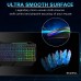 Large Gaming Mouse Mat, XL Mousepad with Special-Textured Surface, Water-Resistant, Non-Slip Base and Durable Stitched Edges - 80 x 40 cm