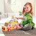 Kids Early Educational Toys, Wooden Shape Sorter Truck with Bead Maze, Numbers, Shapes, Hammer Bench, Abacus for Toddlers Ages 3+