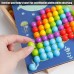 Gear Toys Mushroom Nail Puzzle Pins Gear Toys Nail Pegs Puzzle DIY Art Pegboard Games Colors Sorting Matching STEM Education