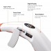 Portable Neck Warmer, 10000mah Rechargeable Neck Heater with Built-In Powerbank, 6-20 Hours Operation - N106