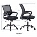 Ergonomic Office Chair, Modern Adjustable Computer Chair with Lumbar Support, Armrests, Swivel Wheels for Home, Office (Black) - DY-YZ01-BL-BL