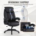 KASORIX Ergonomic Office Chair, Adjustable Swivel Chair with PU Leather, High-Back Lumbar Support, Flip-Up Armrests for Home, Office (Black) - GD-9249