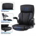 KASORIX Executive Office Chair, Adjustable Swivel Chair with PU Leather, High-Back Lumbar Support, Flip-Up Armrests for Home, Office - GD-9334