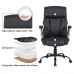 KASORIX Executive Office Chair, Adjustable Swivel Chair with PU Leather, High-Back Lumbar Support, Flip-Up Armrests for Home, Office - GD-9334