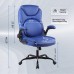 KASORIX Ergonomic Office Chair, Adjustable Swivel Chair with PU Leather, High-Back Lumbar Support, Flip-Up Armrests for Home, Office - GD-9350