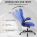 KASORIX Ergonomic Office Chair, Adjustable Swivel Chair with PU Leather, High-Back Lumbar Support, Flip-Up Armrests for Home, Office - GD-9350
