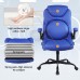 KASORIX Ergonomic Office Chair, Adjustable Swivel Chair with PU Leather, High-Back Lumbar Support, Flip-Up Armrests for Home, Office - GD-9350