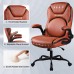 KASORIX Ergonomic Office Chair, Adjustable Swivel Chair with PU Leather, High-Back Lumbar Support, Flip-Up Armrests for Home, Office - GD-9350