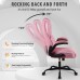 KASORIX Ergonomic Office Chair, Adjustable Swivel Chair with PU Leather, High-Back Lumbar Support, Flip-Up Armrests for Home, Office - GD-9350