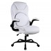 KASORIX Ergonomic Office Chair, Adjustable Swivel Chair with PU Leather, High-Back Lumbar Support, Flip-Up Armrests for Home, Office - GD-9350
