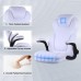 KASORIX Ergonomic Office Chair, Adjustable Swivel Chair with Velvet Lining, High-Back Lumbar Support, Flip-Up Armrests for Home, Office (Velvet White) - GD-9351