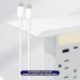 9-in-1 Wall Outlet Extender, 6 AC Outlets, 2 USB Ports, Night Light & Shelf for Home, Office - WSS-605