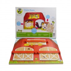 PBS 3-Layer Puzzle Playset Explore the Barn