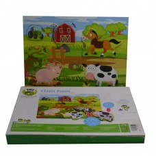 PBS 3-Layer Puzzle Playset Explore the Farm,Pack of 1