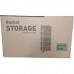 5 Tier Stackable Storage Shelf, Collapsible Closet Organizer Transparent Storage Boxes with Wheels for Home, Kitchen, Bedroom, Closet - 9012