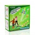 4-Pack Step-Powered Rocket, Glider Stunt Flyer Foam Plane Outdoor Rocket Toy with Adjustable Launcher for Kids, Boys, Girls - Plane-002