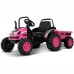 UENJOY 6V Tractor Powered Ride-On with Detachable Wagon, Remote Control, Music, Horn, Spring Suspension