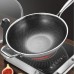 Multi-layer 12'' Stainless Steel Non-Stick Cooking Wok Cookware Frying Pan