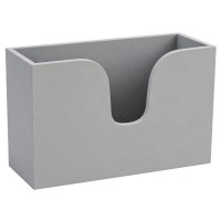 Folded Paper Towel Holder, Countertop or Wall Mount Dispenser, Grey Folded Paper Towel Holder, Countertop or Wall Mount Dispenser, Grey