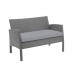 4 PCS Patio Furniture Set, Outdoor Rattan Wicker Conversation Set with Coffee Table, 2-Seater Sofa, 2 Arm Chairs for Home, Yard, Backyard - JDW4