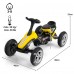 Kids Go Kart, 4-Wheel Pedal Powered Ride On Racer Car for Kids, Boys, Girls, Aged 3-8 - PB1388