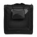  Soft Sided Dog Crate, Large Folding Portable Pet Kennel with Mesh Ventilation, Fleece Bed, Carry Handles & Storage Pouch, Black Travel Crate for Dogs, 107 x 79 x 78 cm