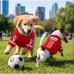 Dog Jersey Shirt Red Pet T-Shirt for Small Medium Large Dogs Breathable Sport Style Puppy Clothes Canada Day Pet Outfit for Walking, Photos, Parties, Outdoor Size L Dog Jersey Shirt Red Pet T-Shirt for Small Medium Large Dogs Breathable Sport Style Puppy Clothes Canada Day Pet Outfit for Walking, Photos, Parties, Outdoor Size L